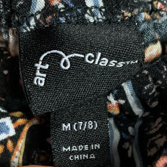 Girls Ruffled Off the Shoulder Pant Romper - Picture 4 of 4